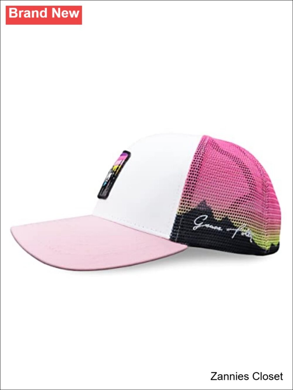 🤠 Grace Folly Trucker Hat Snapback Baseball Cap Floral Summer